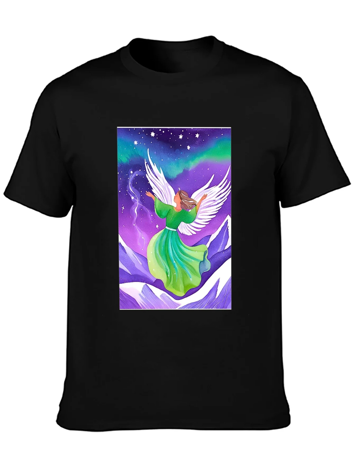 Angel Wings Graphic Tee - Celestial Design product image 6