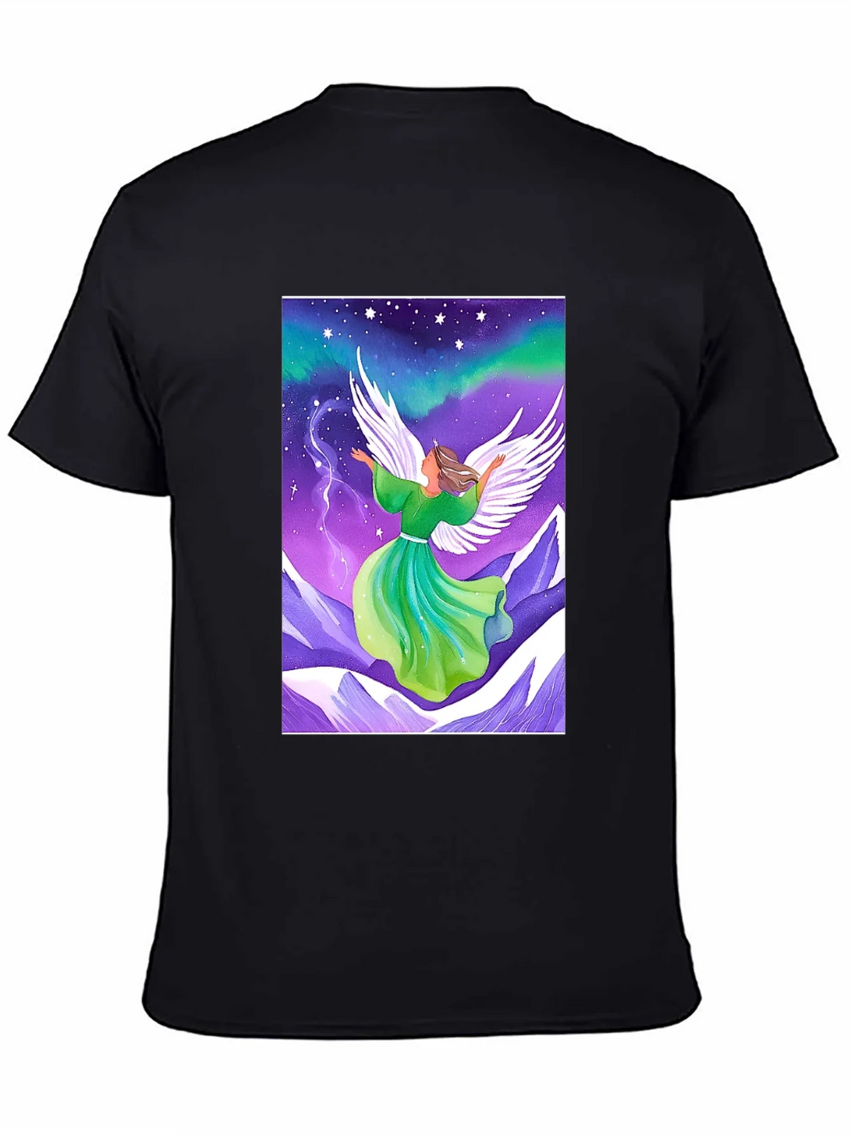 Angel Wings Graphic Tee - Celestial Design product image 7