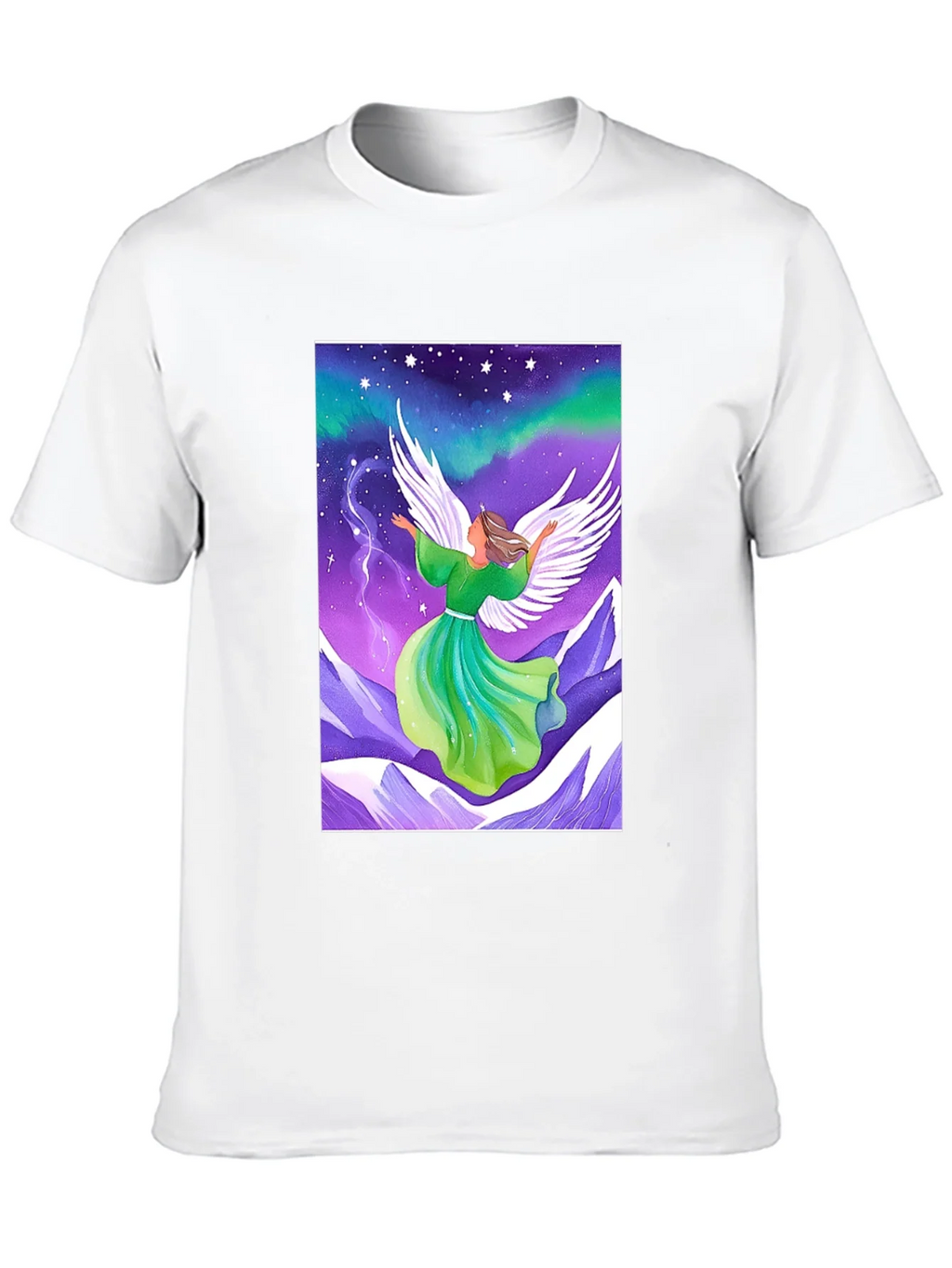 Angel Wings Graphic Tee - Celestial Design product image 12