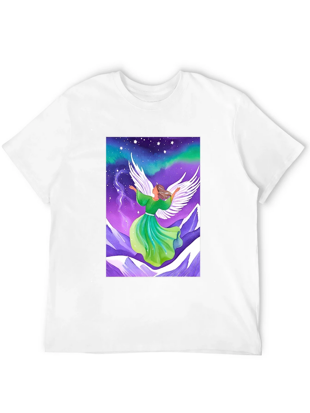 Angel Wings Graphic Tee - Celestial Design product image 3