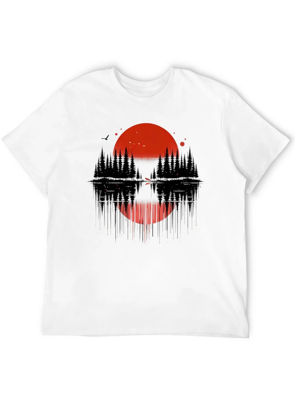 Sunset Forest Graphic Tee - Nature Inspired Design product image 3