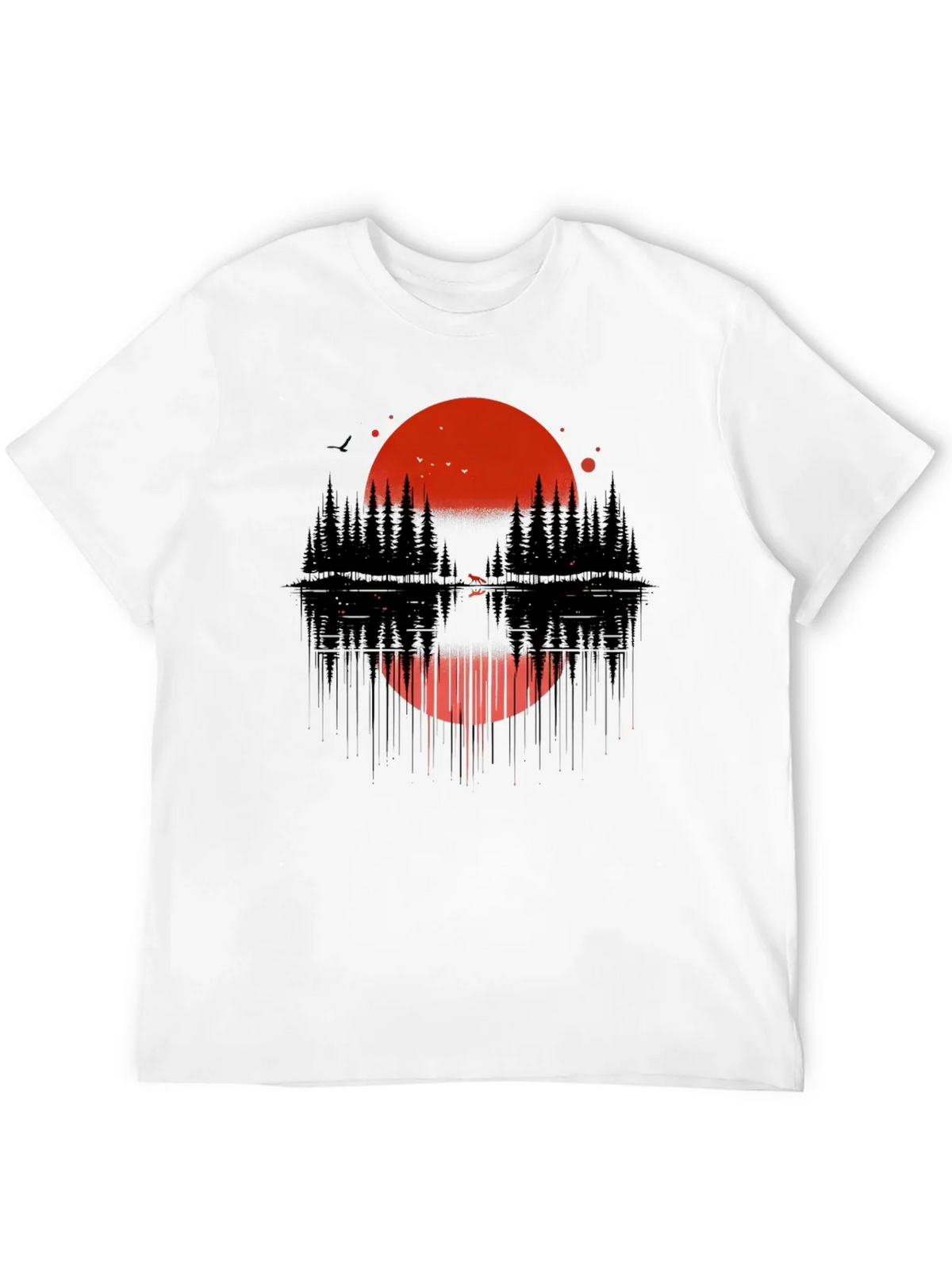 Sunset Forest Graphic Tee - Nature Inspired Design product image 3