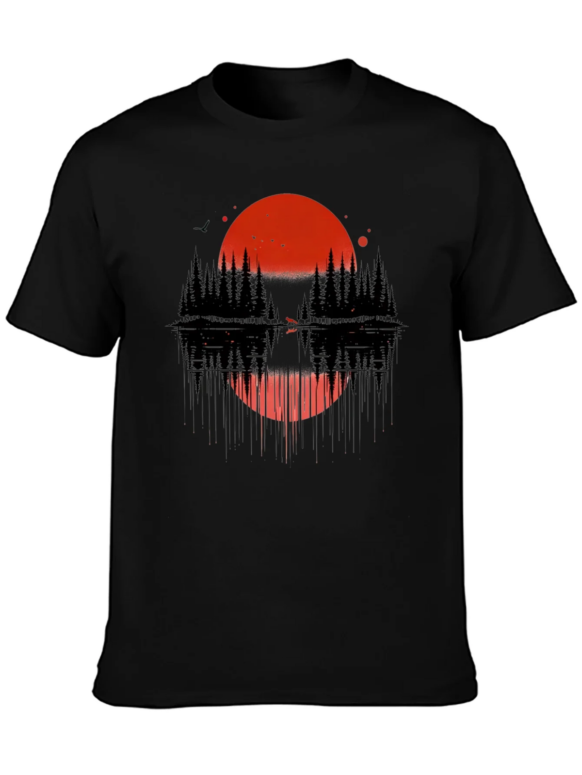 Sunset Forest Graphic Tee - Nature Inspired Design product image 6