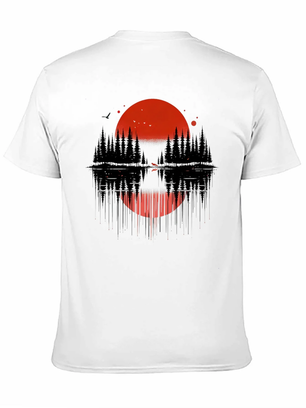 Sunset Forest Graphic Tee - Nature Inspired Design product image 2
