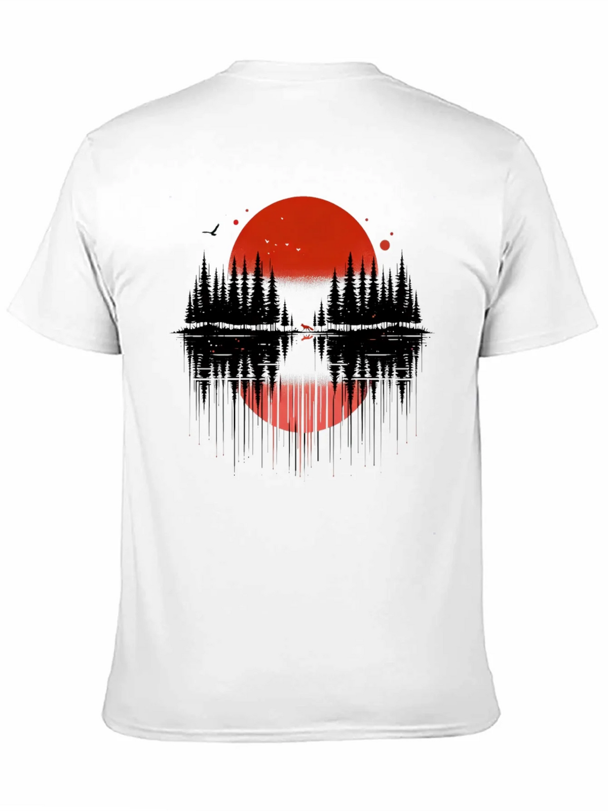 Sunset Forest Graphic Tee - Nature Inspired Design product image 2