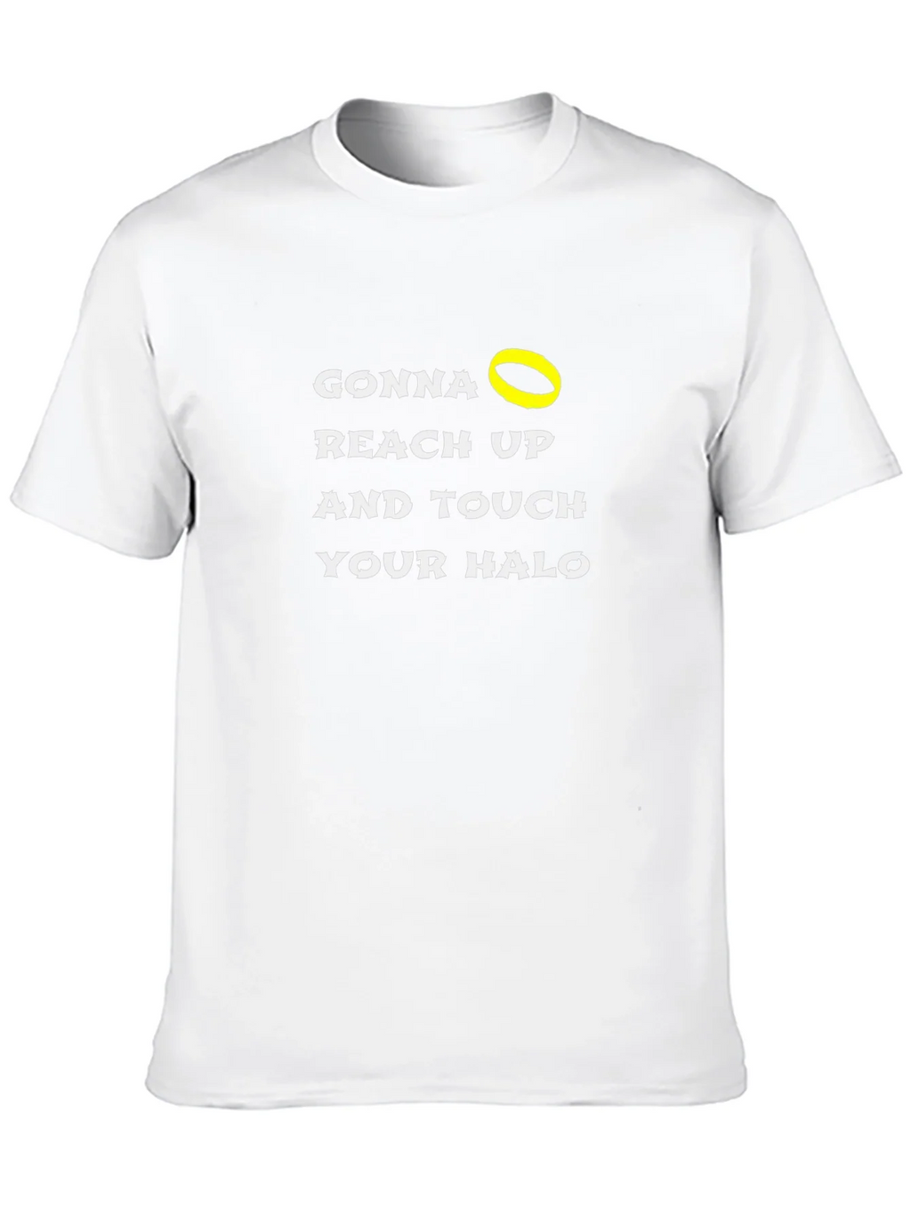Gonna Reach Up and Touch Your Halo Black T-Shirt product image 12