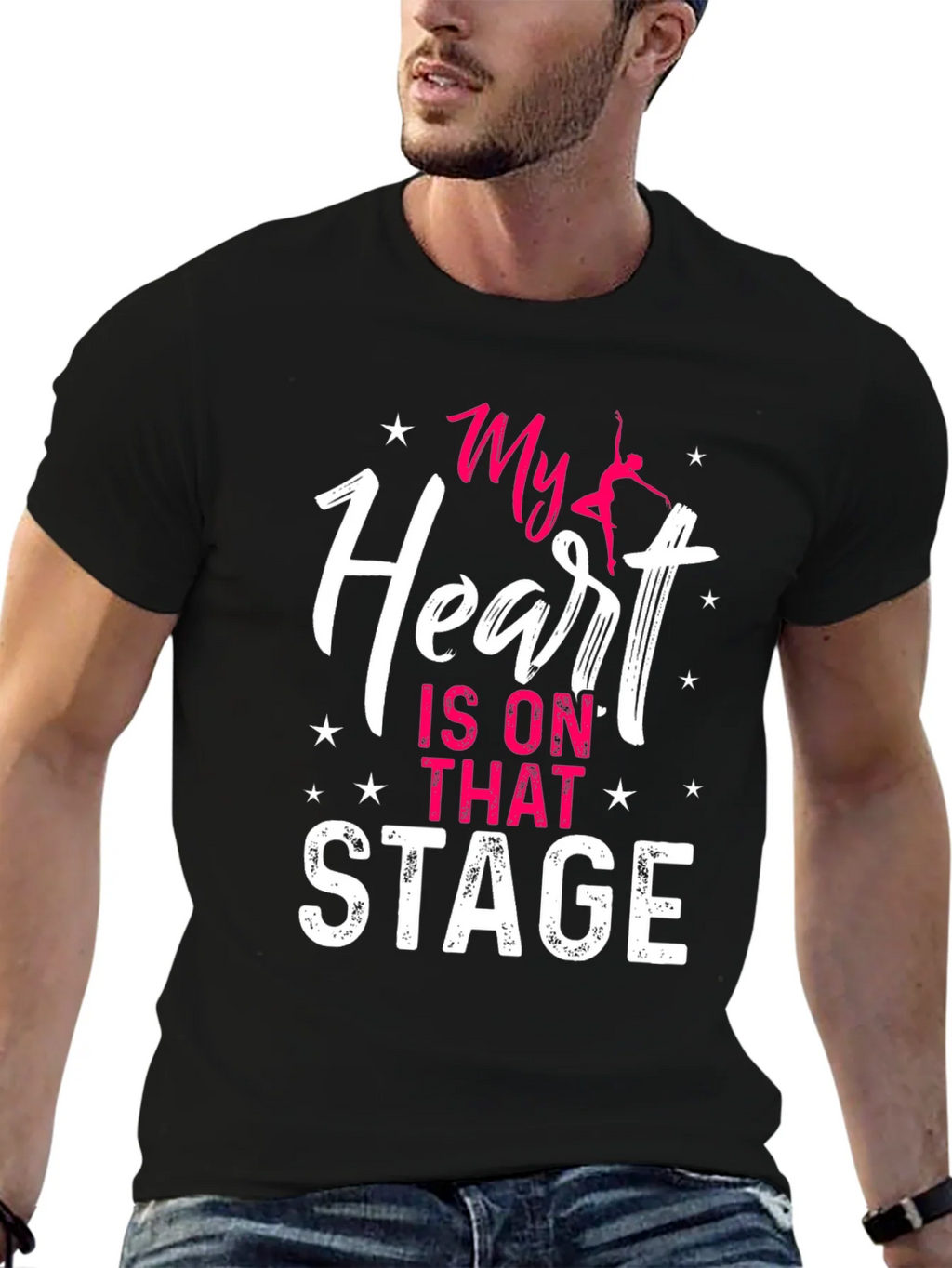 My Heart Is On That Stage T-Shirt product image 9