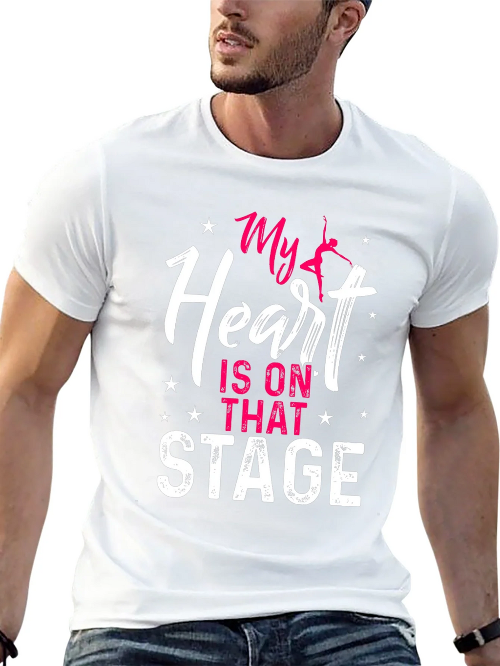 My Heart Is On That Stage T-Shirt product image 4