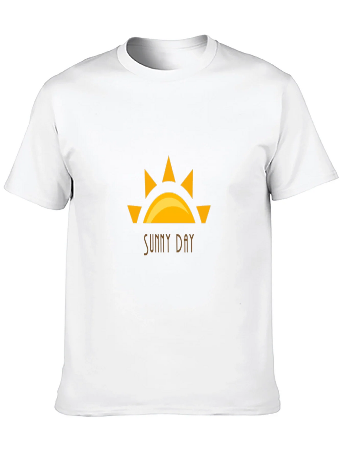Sunny Day Graphic Tee - Black Cotton T-Shirt product image 12