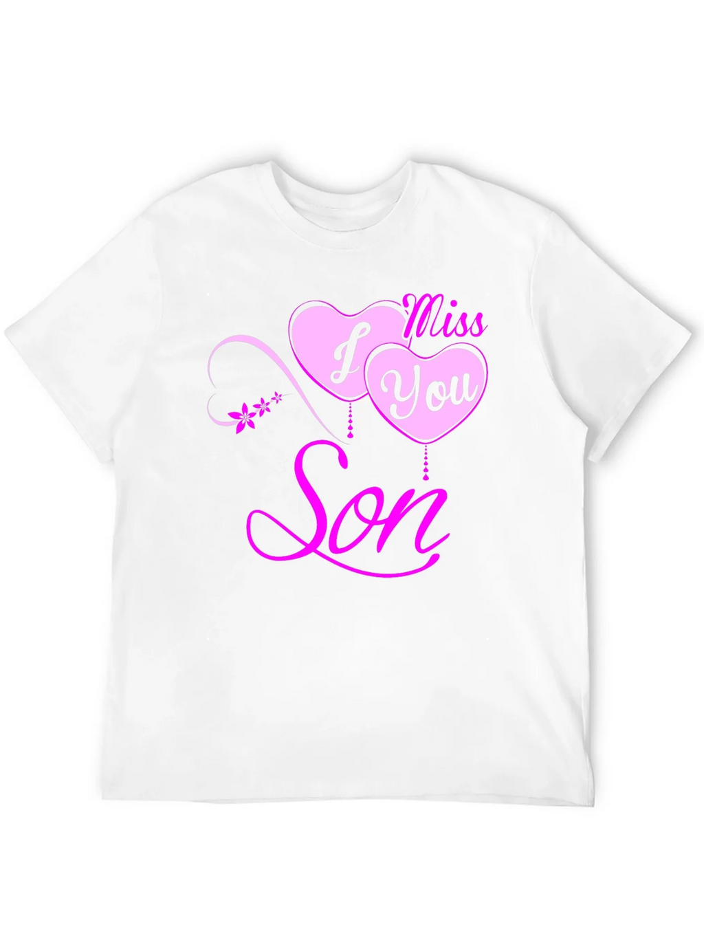 I Miss You Son Black T-Shirt product image 3