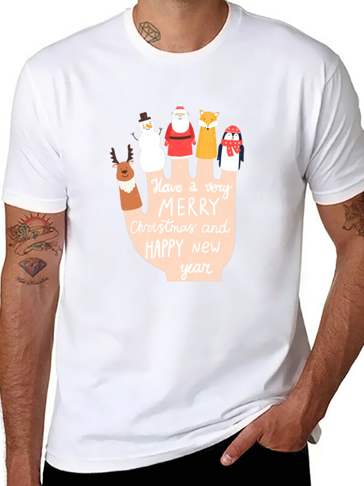 Holiday Cheer T-Shirt: Merry Christmas & Happy New Year product image 10