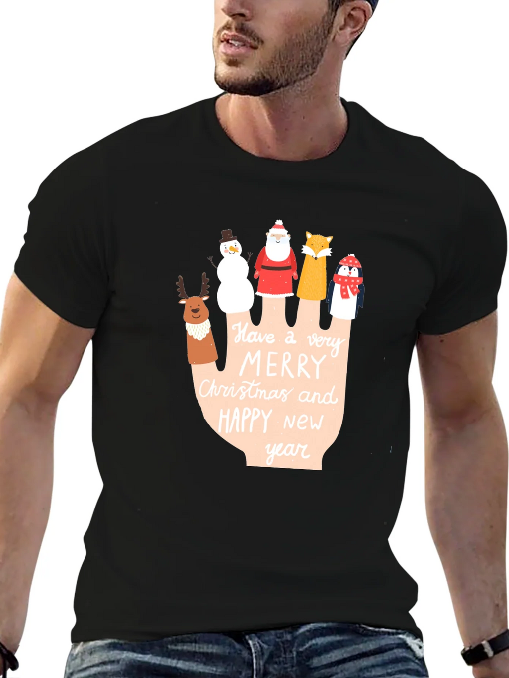 Holiday Cheer T-Shirt: Merry Christmas & Happy New Year product image 9
