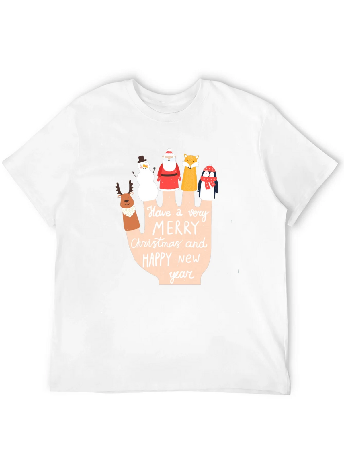Holiday Cheer T-Shirt: Merry Christmas & Happy New Year product image 3