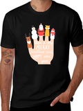 Holiday Cheer T-Shirt: Merry Christmas & Happy New Year product image 1