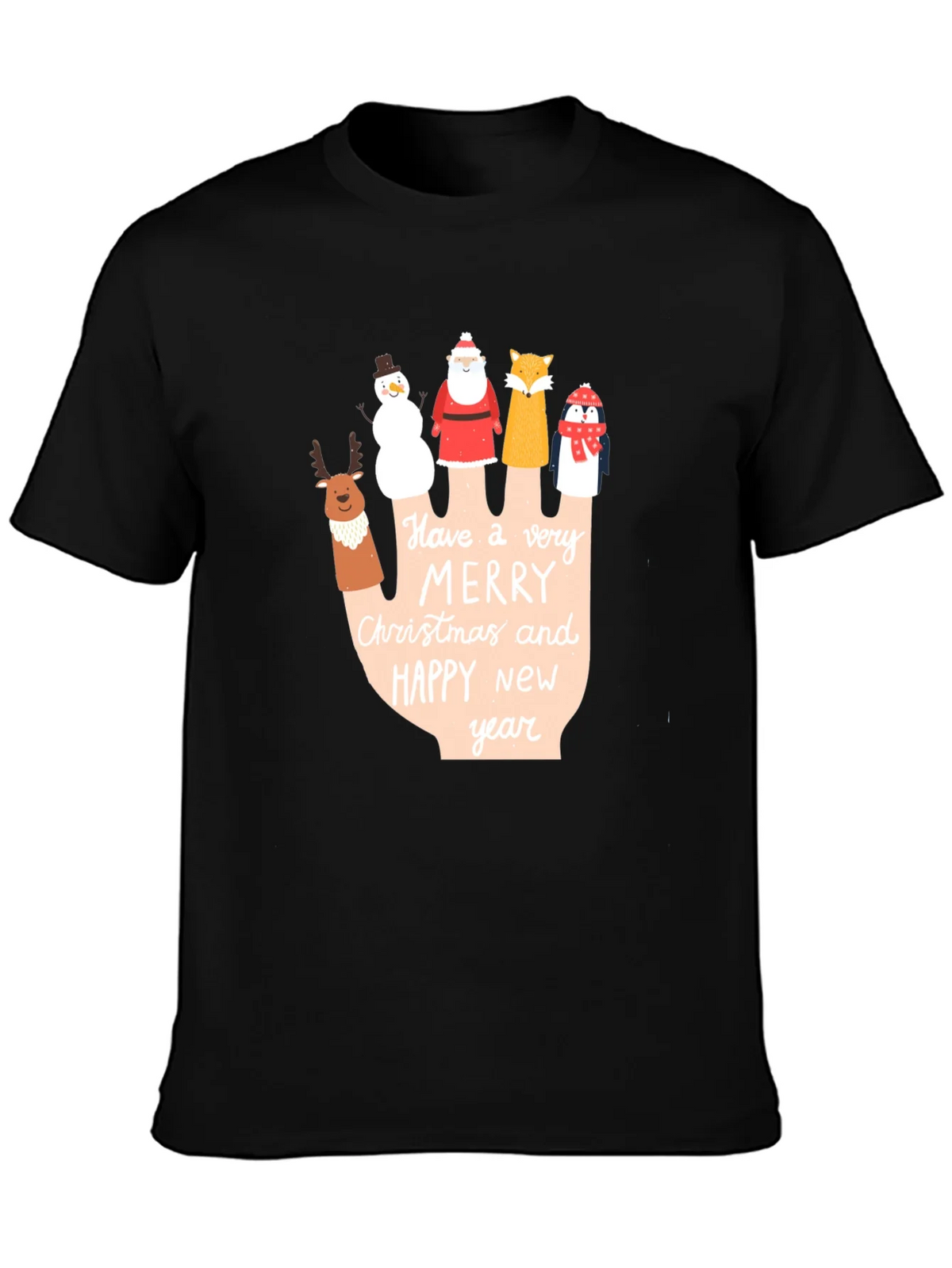 Holiday Cheer T-Shirt: Merry Christmas & Happy New Year product image 6