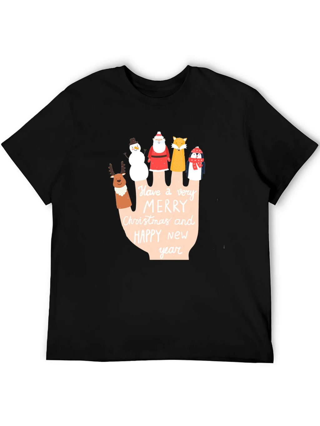 Holiday Cheer T-Shirt: Merry Christmas & Happy New Year product image 8
