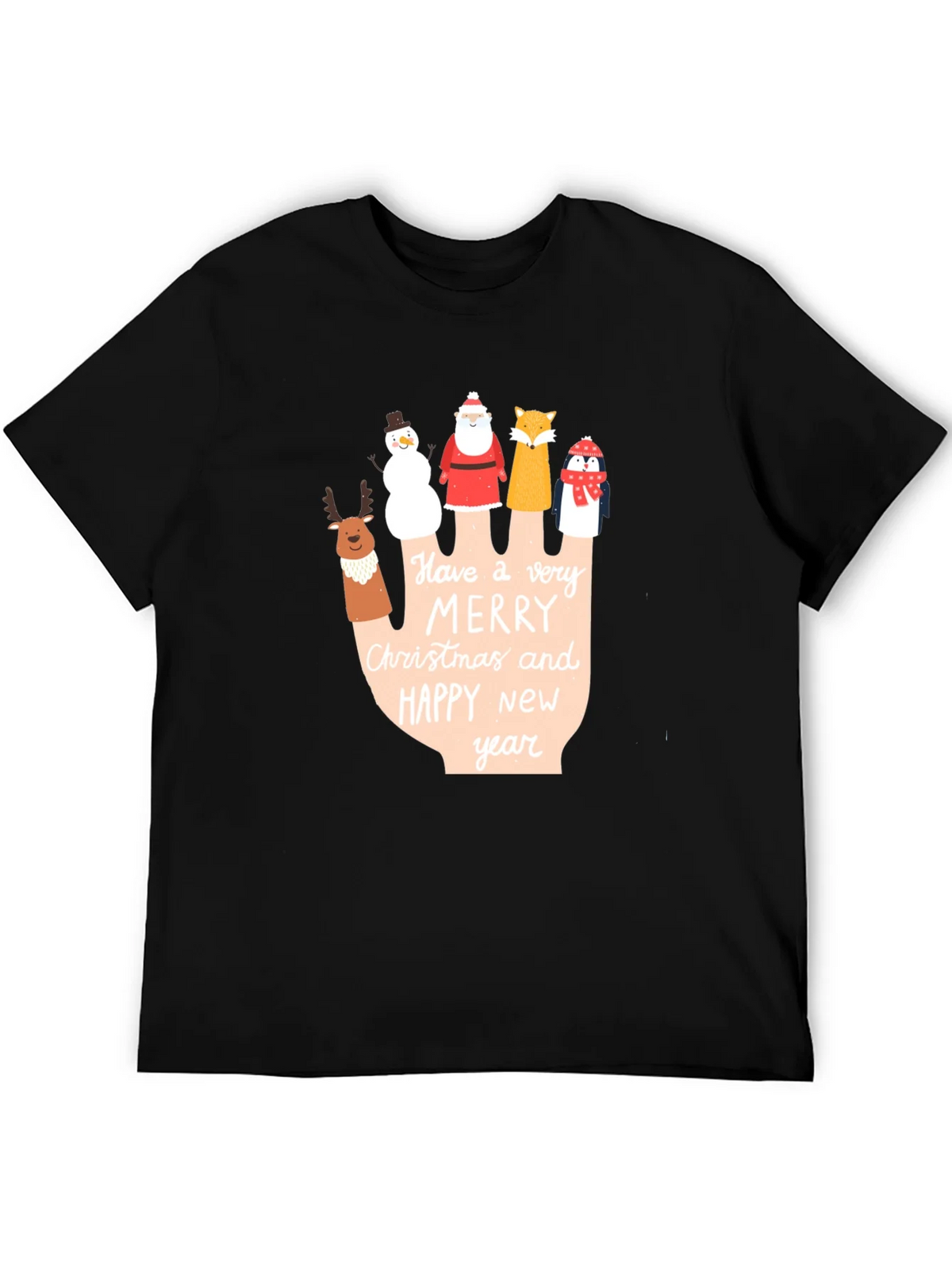 Holiday Cheer T-Shirt: Merry Christmas & Happy New Year product image 8