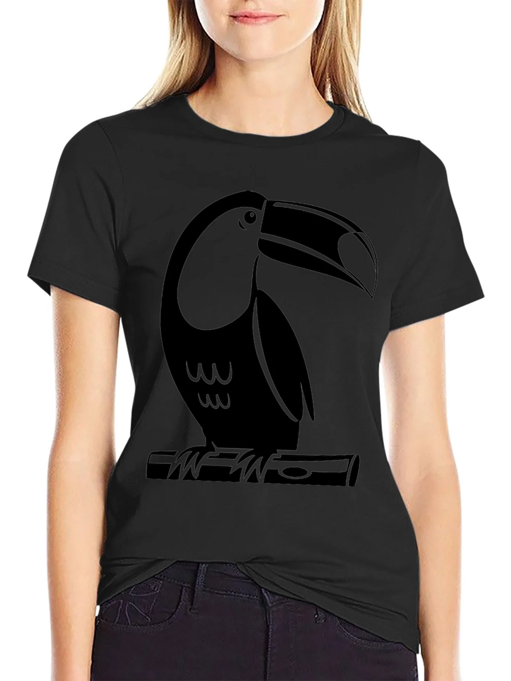 Toucan Graphic T-Shirt - Black product image 5