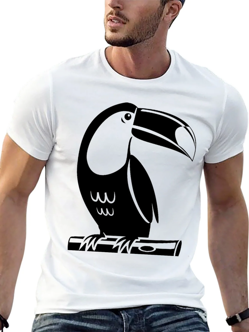 Toucan Graphic T-Shirt - Black product image 4