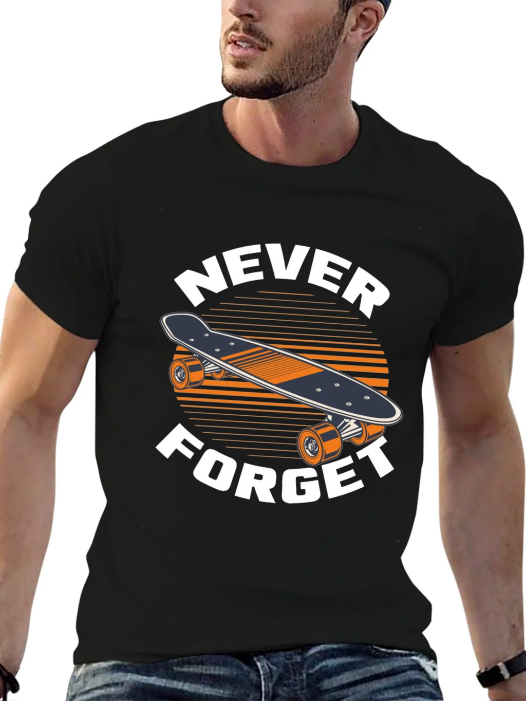 Never Forget Skateboard T-Shirt product image 9