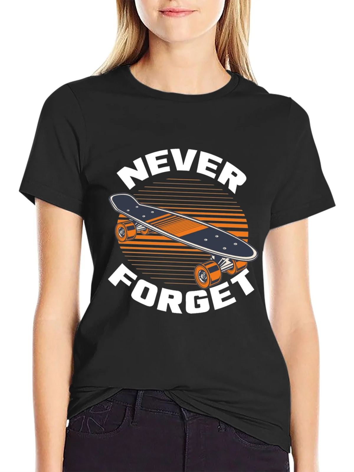 Never Forget Skateboard T-Shirt product image 5