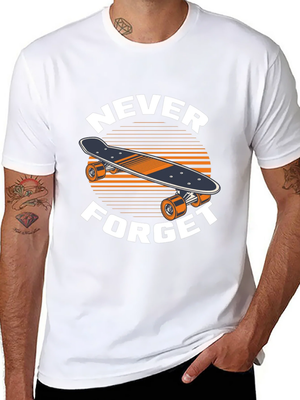 Never Forget Skateboard T-Shirt product image 10