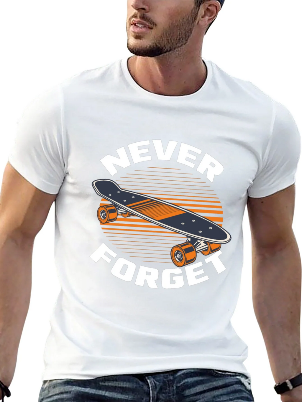 Never Forget Skateboard T-Shirt product image 4