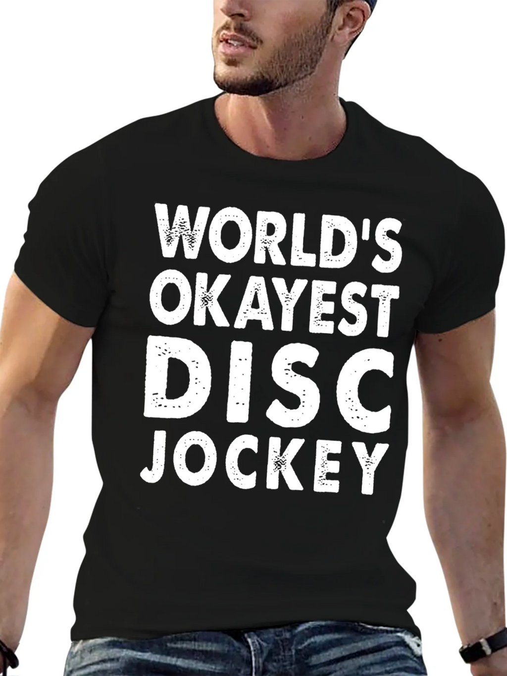 Worlds Okayest Disc Jockey T-Shirt product image 9