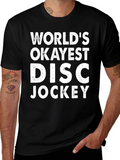 Worlds Okayest Disc Jockey T-Shirt product image 1