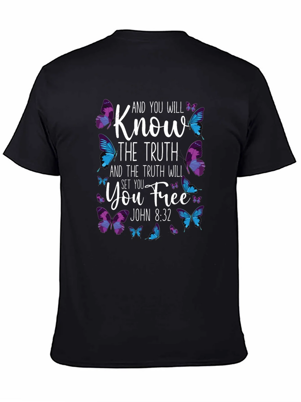 Know The Truth Butterfly T-Shirt product image 7