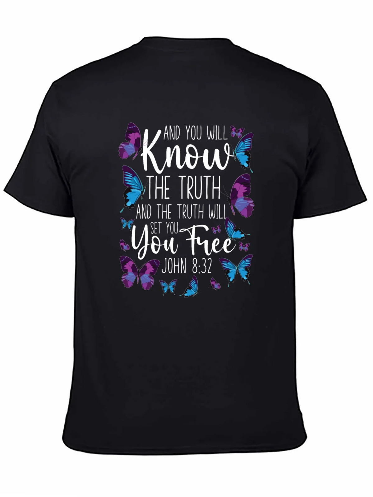 Know The Truth Butterfly T-Shirt product image 7