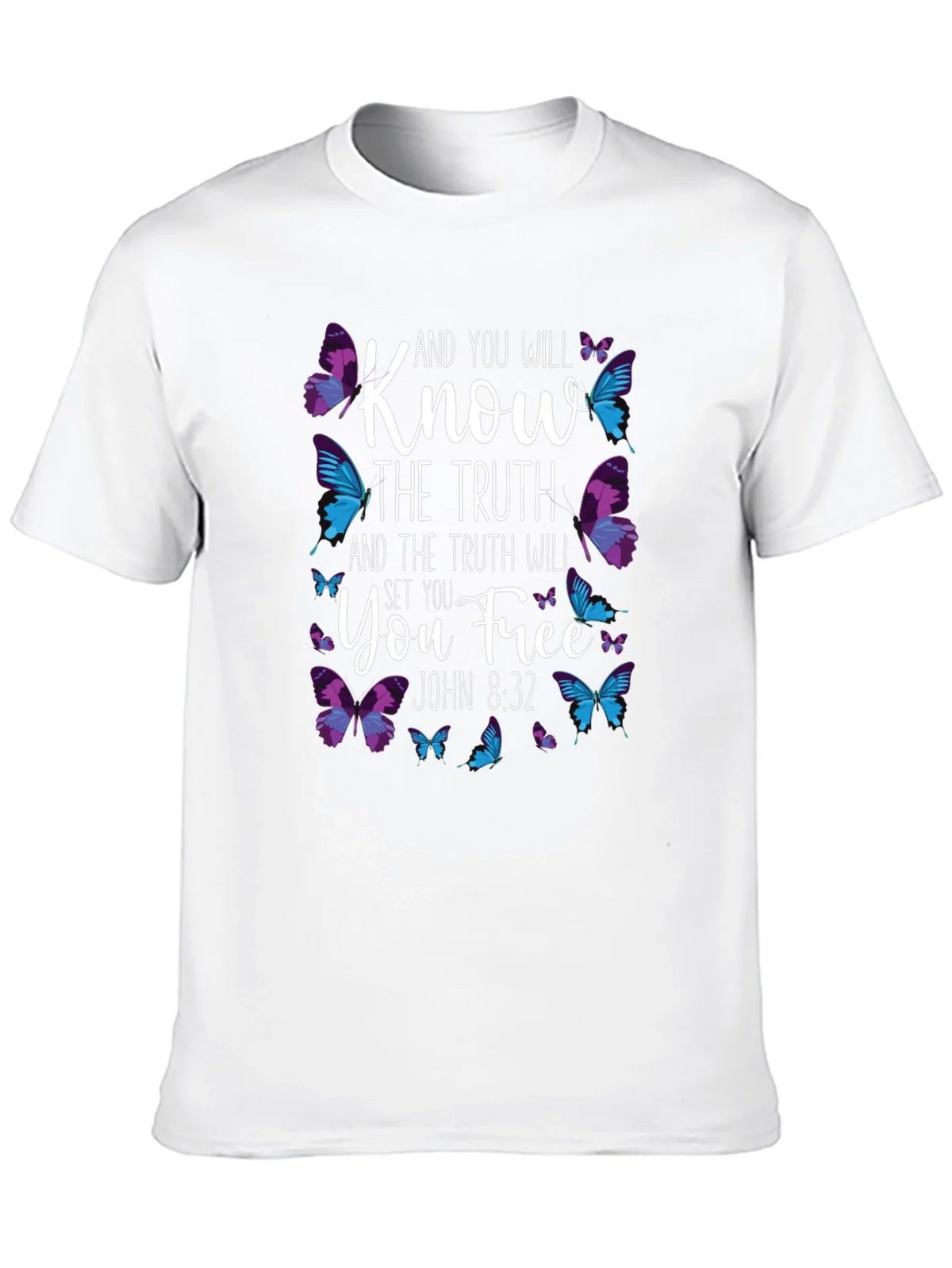 Know The Truth Butterfly T-Shirt product image 12