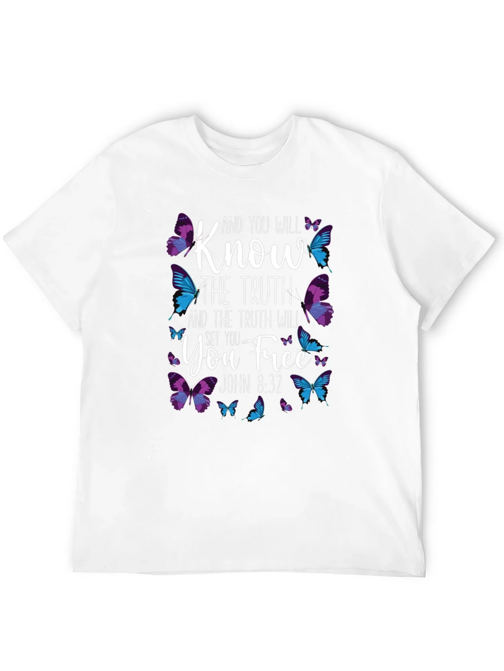 Know The Truth Butterfly T-Shirt product image 3