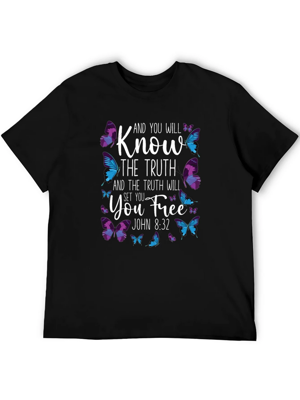 Know The Truth Butterfly T-Shirt product image 8