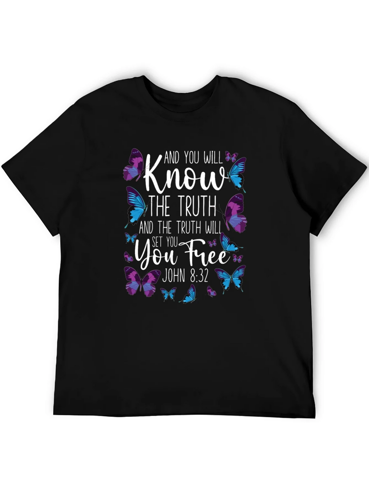 Know The Truth Butterfly T-Shirt product image 8