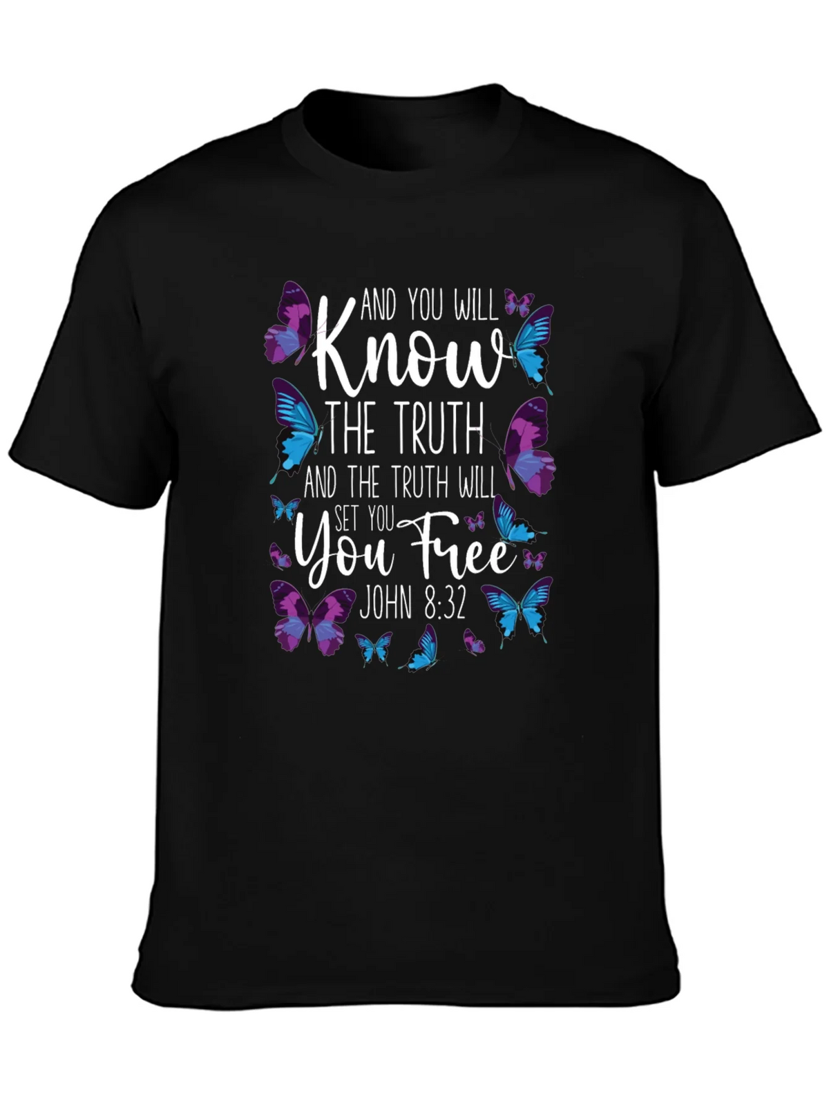 Know The Truth Butterfly T-Shirt product image 6