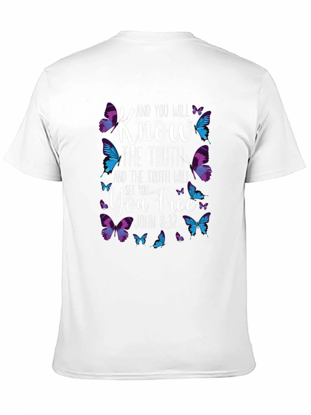 Know The Truth Butterfly T-Shirt product image 2