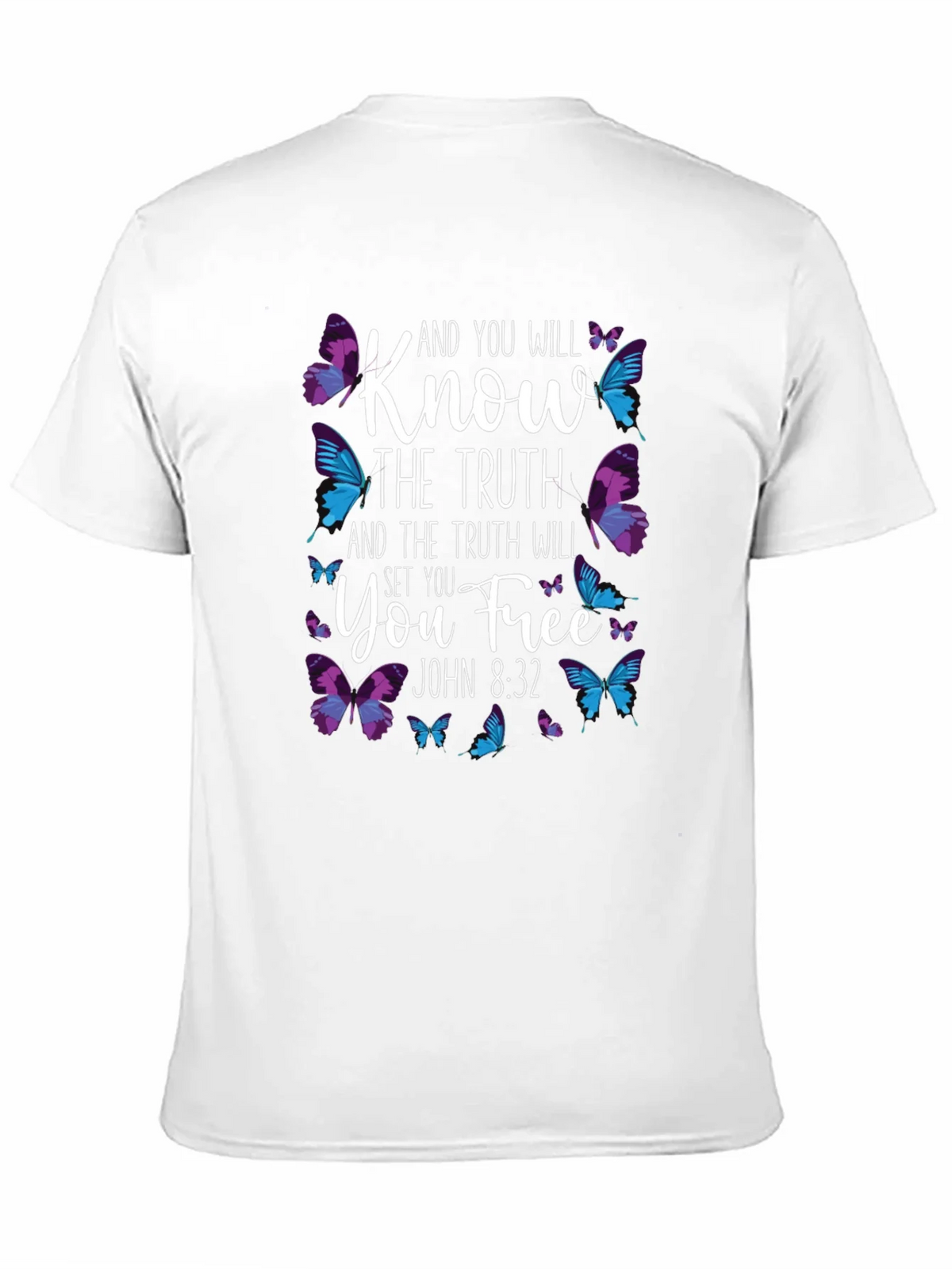 Know The Truth Butterfly T-Shirt product image 2