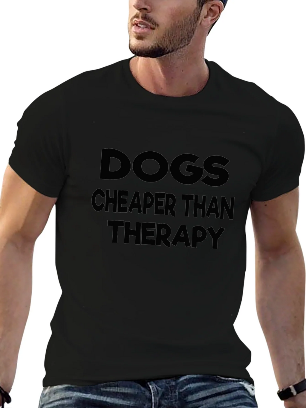 Dogs Cheaper Than Therapy T-Shirt product image 9
