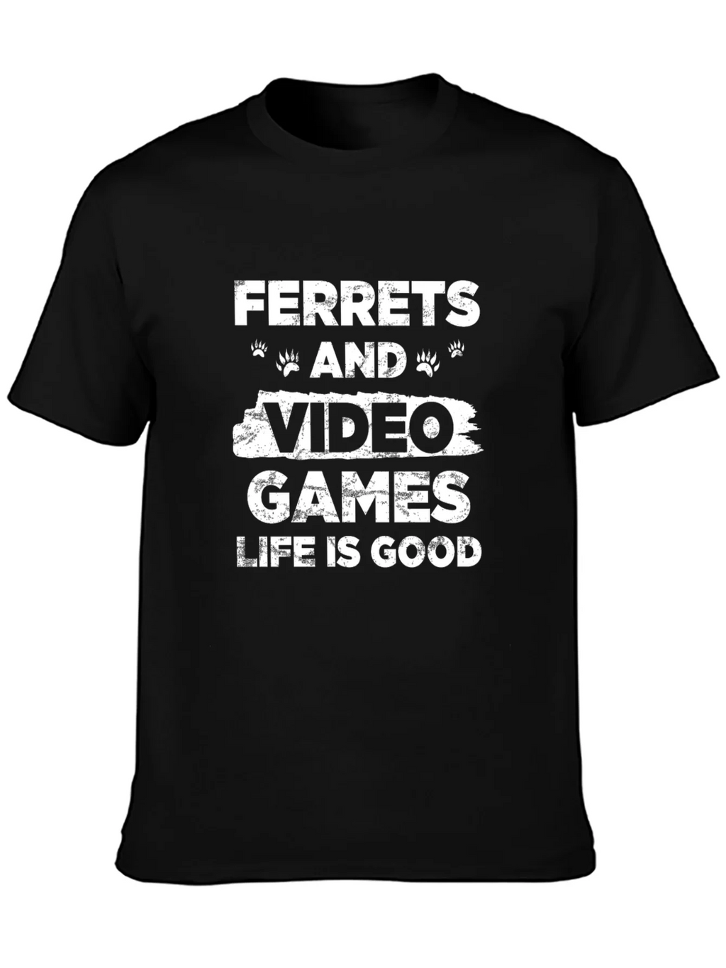Ferret & Video Game Graphic Tee product image 6