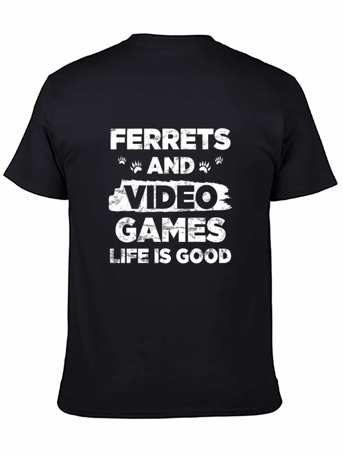 Ferret & Video Game Graphic Tee product image 7