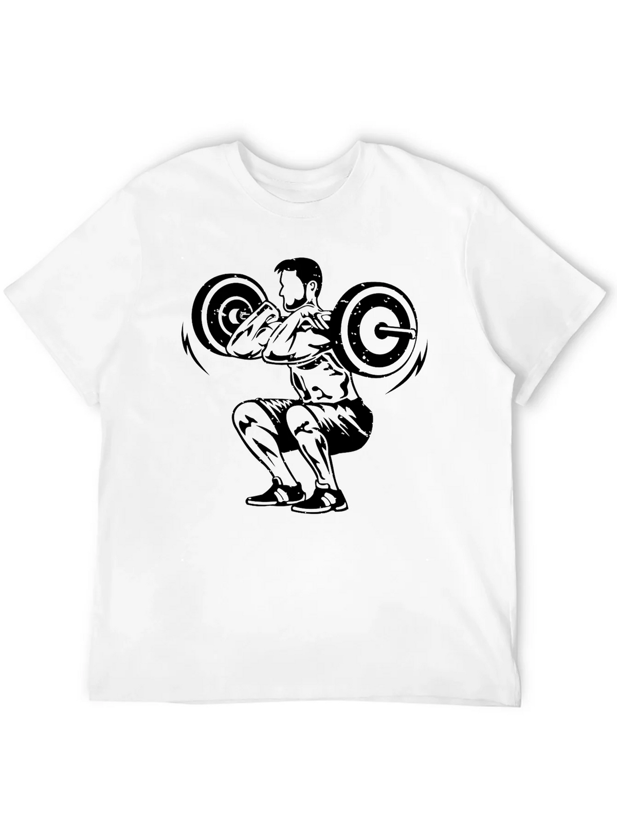 Squat Silhouette Graphic Tee - Black product image 3