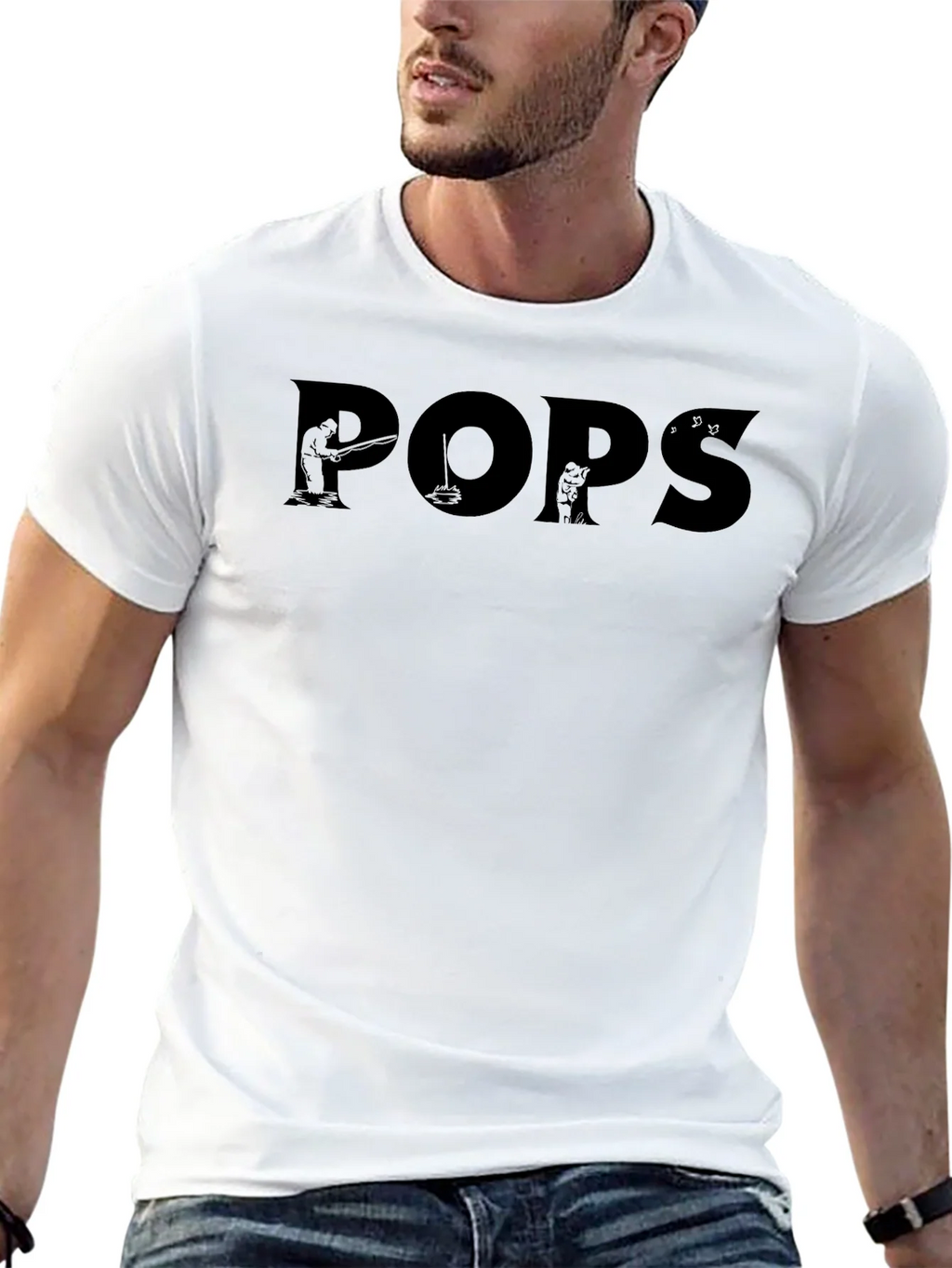 Cool POPS Graphic T-Shirt - Perfect Gift for Dad! product image 4