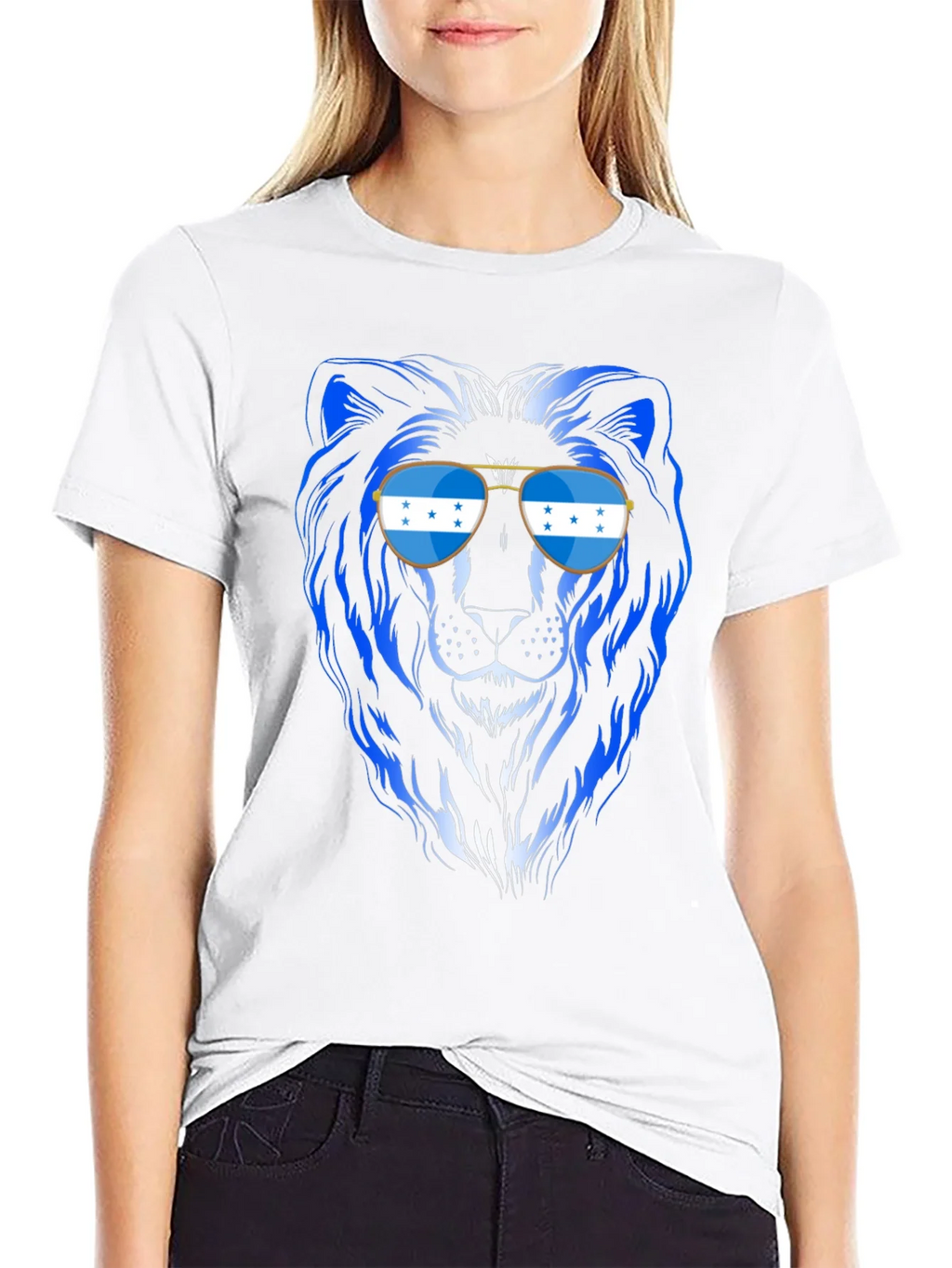 Cool Honduras Lion Sunglasses T-Shirt product image 11