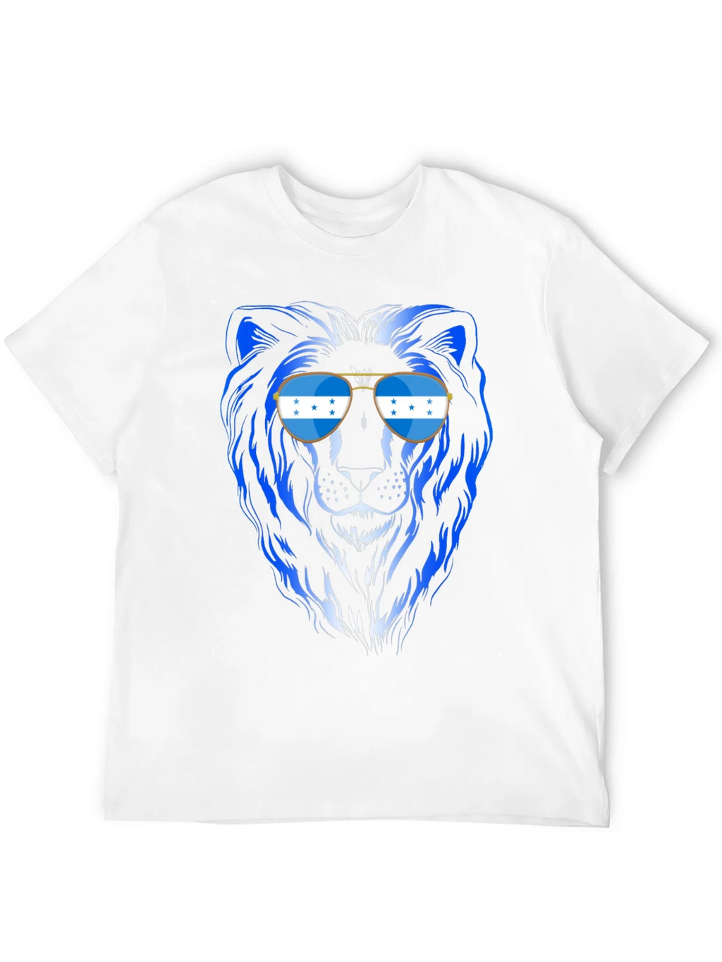 Cool Honduras Lion Sunglasses T-Shirt product image 3