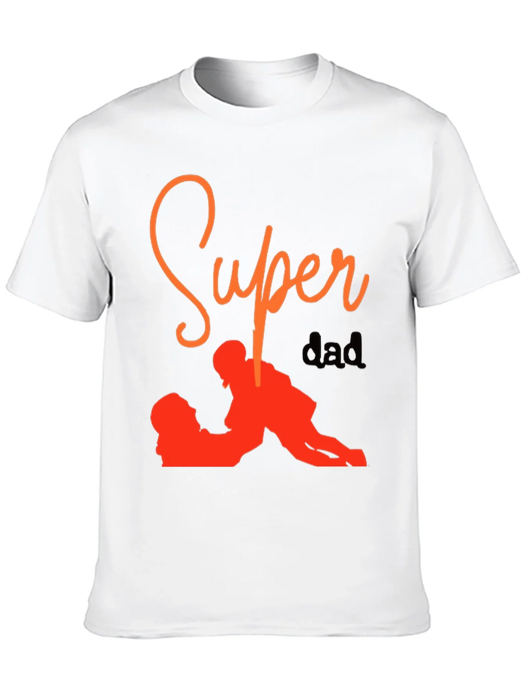 Super Dad Graphic Tee - Black Cotton T-Shirt product image 11
