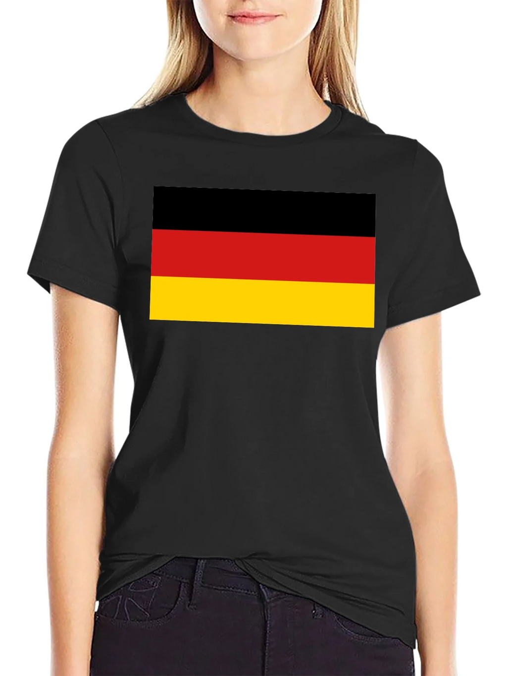 Germany Flag Graphic T-Shirt - Black product image 5