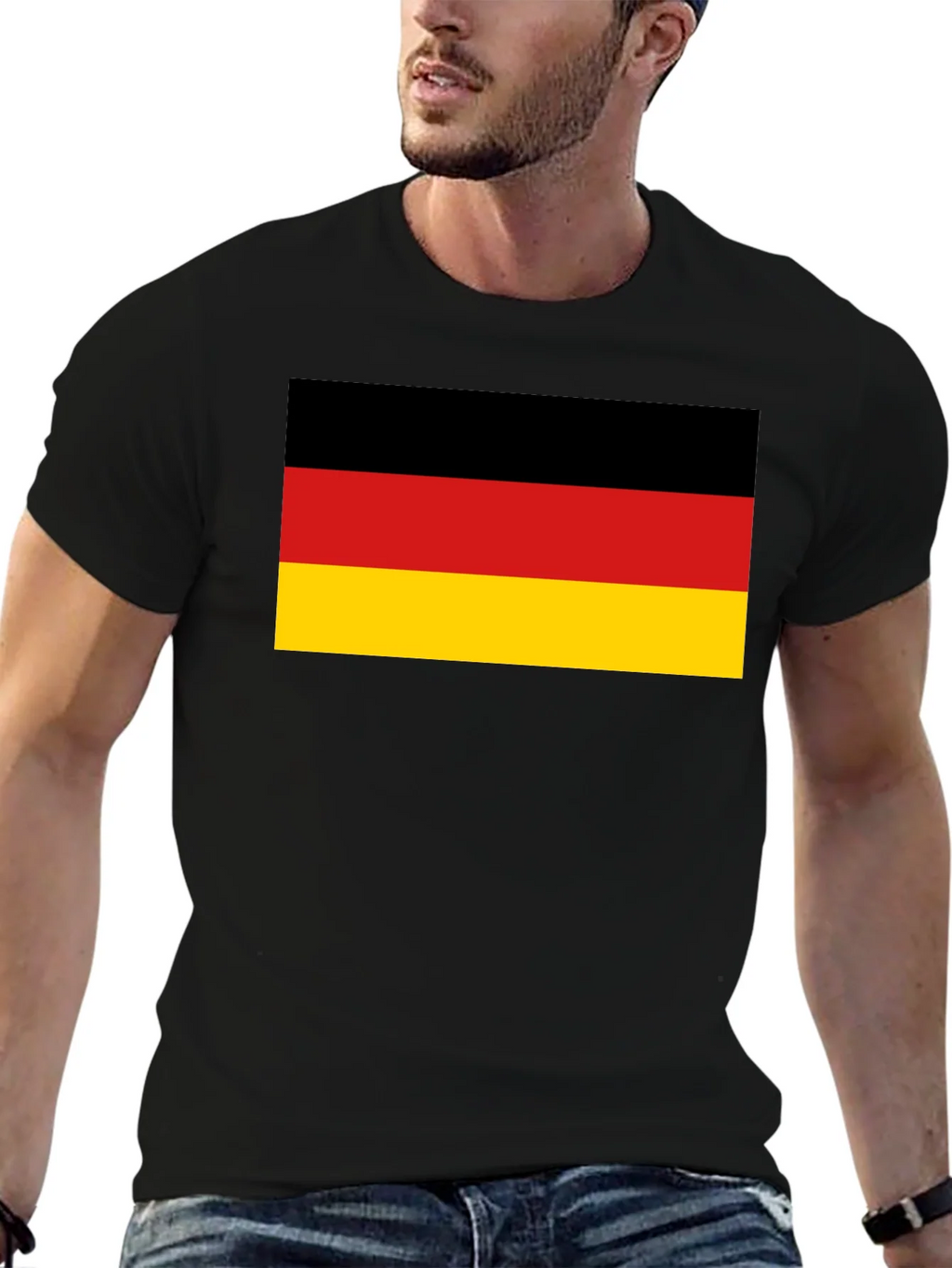 Germany Flag Graphic T-Shirt - Black product image 9