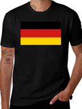 Germany Flag Graphic T-Shirt - Black product image 1