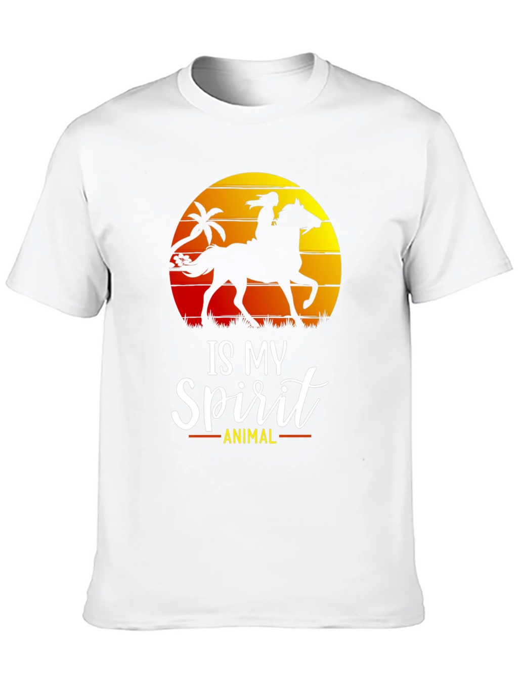 Horse Spirit Animal T-Shirt | Equestrian Silhouette Tee product image 12